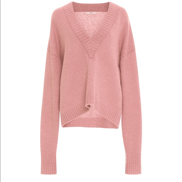 Tibi Sweaters - 💍SOLD💍 Tibi Oversize V Neck Alpaca Blend Sweater